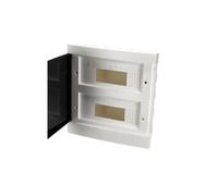 Distributeur encastré 24 modules (2x12) blanc fumé EDO777847