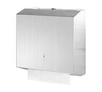Distributeur Essuie Main, Mural en Acier Inoxydable Grande Capacité Distributeur Papier Essuie Main Plié en Z Distributeur Papier Toilette pour Salle de Bain Cuisine Bureau Et Lieux Publics