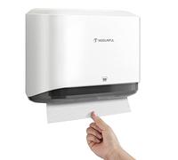 Distributeur Essuie Main Mural (Sans Perçage) Pour Papier Multiplie/Tri-Pliage - Pour Hôtels et Foyers, 200 Tirages