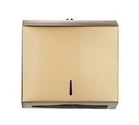 Distributeur Essuie Main Serviette en papier Distributeur tissu boîte murale tissu 304 Distributeur de papier en acier inoxydable Porte-serviettes avec serrure for salle de bains Cuisine Bureau commer