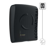 Distributeur essuie-mains enchevêtrés Lucart EcoNatural noir