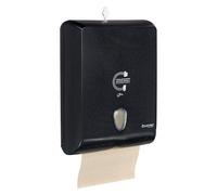 LUCART Distributeur essuie-mains enchevêtrés Lucart EcoNatural noir