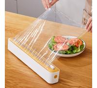 Distributeur et coupe-film alimentaire, distributeur en plastique, support for film, for emballage de cuisine, for rouleau papier