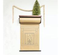 Distributeur et coupe-papier kraft respectueux de l'environnement - Support de rouleau de papier de boucher de 40 cm avec étagère de rangement, parfait pour les travaux manuels, l'emballage cadeau et