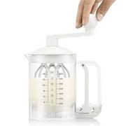 Bodum Pancake Mélangeur et Distributeur de Pâte à Crêpes BISTRO Blanc - Mesure Intégrée - Versement Facile, Durable - Plastique sans BPA - Compatible Lave-Vaisselle