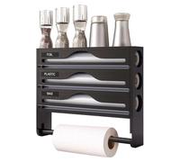 Distributeur Film Alimentaire - Distributeur Film Alimentaire avec Coupeur Et Porte Papier Cuisine - Mural Distributeurs Papier pour Cuisine Film, Alu, Papier De Cuisson