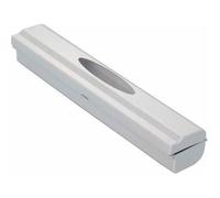 Distributeur film alimentaire, distributeur papier aluminium, Perfect Cutter, Lame acier inox, Plastique, 38x5,2x6,7 cm, gris
