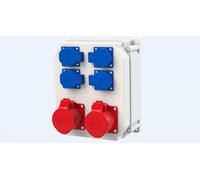 Distributeur fixe ECOLINE 2x16A/5P 4GS IP44 90EKO005