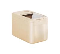 Distributeur hermétique de Nourriture pour Animaux de Compagnie, pour Farine de soja, céréales, Lapin, Grange, Garage, 1 pièce (White, A)
