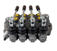 Distributeur hydraulique 4 leviers Ama : Distributeur hydraulique type basique, double effet, capacité 40L