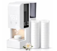 Distributeur intelligent de serviettes chaudes avec 40 serviettes compressées jetables douces, distributeur automatique de serviettes chaudes, démarrage en un clic, chauffe en 5 secondes, contrôle