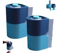 Distributeur intelligent d'essuie-tout - Support hygiénique fermé pour cuisine et salle de bain, organiseur intelligent de comptoir d'essuie-tout, anti-déchirure à une main, résistant à la poussière