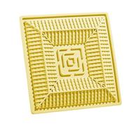 Distributeur Lent Distributeur Imperméable Anti-Glissement pour Chat | Tapis de Nourriture Sécurisé en Silicone Anti-Dérapant pour Aliments Secs ou Humides en Intérieur et Extérieur Chatons et