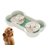 Distributeur Lent Pour Chiens, Bol Pour Aliments Lents En Os, Distributeur De Nourriture En Os Anti-Suffocation Pour Animaux De Compagnie Jeux Et Snacks