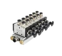 Distributeur manuel 4R210-08 2F-10F à 2 voies et 5 positions avec interrupteur tirette poussoir for distributeur combiné(4 in 4 Out)