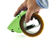 Distributeur manuel de ruban d'emballage (valable pour tout type de rubans) - Réf. 0522 - Ergonomique et réduit de 50 % l'effort - by Office Box (Vert)