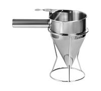 Distributeur Mélange Crêpes - Verseur De Pâte, Accessoire Cuisine En Acier | Inoxydable Avec Poignée Amovible Pour Cupcakes Muffins Gâteaux Crêpes Pâtisserie Boulangerie Usage Domestique