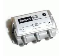 Distributeur Mélangeur TDT et Satellite - TELEVES - 7452 - Gris - 65mm Largeur - 98mm Hauteur