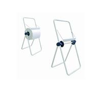 Distributeur métal blanc sur pied CRISTAL HYGIENE pour bobine - EP5000