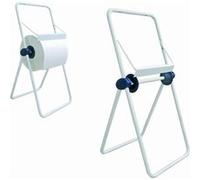 Distributeur métal blanc sur pied CRISTAL HYGIENE pour bobine - EP5000