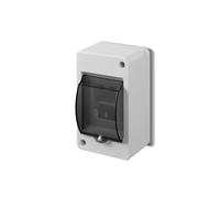 ELEKTRO-PLAST Boîte de distribution en saillie - 1 rangée pour 3 modules IP 30 - Gris clair