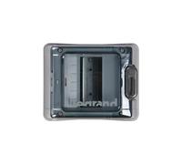 Distributeur modulaire 1x6 encastré IK09 IP65 porte RN65 601936