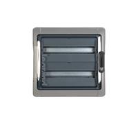 Distributeur modulaire 2x18 encastré IK09 IP65 porte RN65 601946