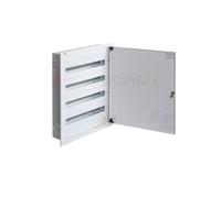 Distributeur modulaire métal 4x24 encastré IDEAL TS 32641