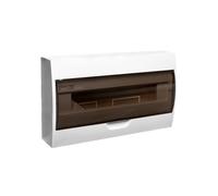 Distributeur modulaire plastique 1x18 encastré IP40 IDEAL TS 3834