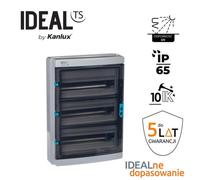 Distributeur modulaire plastique 3X18 KDB-S/ IDEAL TS 38456