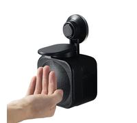 Distributeur mural de savon - Chambre de shampoing liquide rechargeable, distributeur de savon à ventouse créative de 6,3 x 3,35 x 2,56 pouces, pompe de support de bouteille sans perçage, pompe de dis