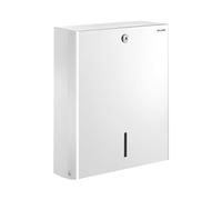 Distributeur Mural D'essuie-Mains pour 500 Formats, Époxy Blanc
