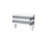 Herzberg Distributeur mural HG-03145 – Essuie-tout, film alimentaire, papier aluminium, Gris