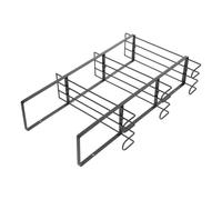 Distributeur Mural Magnétique pour Moufles, Métal Noir, Laboratoire | Système Extensible, Distribution, Stabilité Renforcée, Gain de Place, pour Garage et Essuie-tout