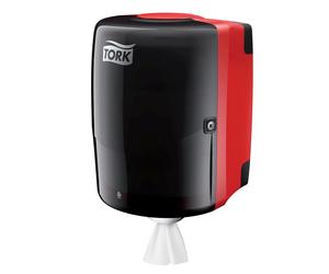 Distributeur mural Tork pour bobines dévidage central