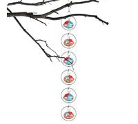 Distributeur Nourriture Colibris Carillon | Décor De Jardin pour L'Alimentation Et L'Abreuvement des Colibris | Distributeur de pour Jardin | pour Balcon Fenetre Branche d'arbre et Cour