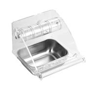 Distributeur Nourriture Perroquets - Coupe Eau Et Nourriture Avec Support De Perchoir Amovible,Alimentation Des Animaux De Cage - Pour Perruche Canari Perroquet Gentoo Inséparables Passionné Famille I