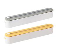 Distributeur Papier Aluminium/film Alimentaire Avec Coupe, Fixation Magnétique Et Murale Sans Perçage, Réglable, Conserve La Fraîcheur Un Pas Plus Vite Préserver La Fraîcheur Des Ingrédients