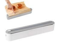 Distributeur Papier Aluminium/film Alimentaire Avec Coupe, Fixation Magnétique Et Murale Sans Perçage, Réglable, Conserve La Fraîcheur Un Pas Plus Vite Préserver La Fraîcheur Des Ingrédients