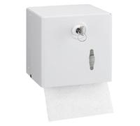 Distributeur papier toilette JVD mixte laqué blanc