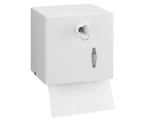Distributeur papier toilette JVD mixte laqué blanc