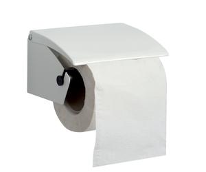 Distributeur papier toilette Rossignol Blanka acier blanc