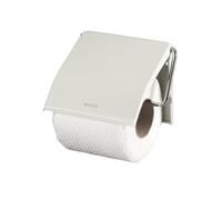 Distributeur papier toilette rouleau métal Brabantia avec couvercle - Noir