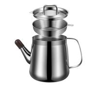 Distributeur par Olio da Cucina - Capacità Ampia e Sicura con Manico, Contenitore Divisorio per la Conservazione 'Olio, per Casa Interno Esterno Sala da Pranzo Campeggio Picnic Barbecue Festa Chef