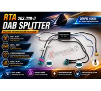 Distributeur passif de signaux d'antenne Fakra > Fakra AM/FM et DAB+ avec...