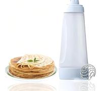 Distributeur Pate a Crepe,Shaker Crepes,Distributeur de Pâte Manuel,Mélangeur de Pâte Portable avec Boule Dagitation,pour Crêpes,Gaufres,Muffin,Cupcakes,Ustensiles de Cuisine,1000ml