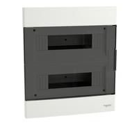 Tableau électrique encastrable Easy9 EU IP40 EZ9EU-2-12-PT-T porte transparente 2x12 Schneider
