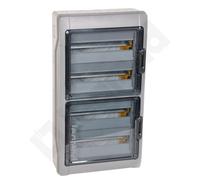 DISTRIBUTEUR PLASTIQUE RN65 NT 72M 4X 18M N+PE IP65 IK09 601948