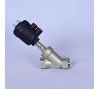 Distributeur pneumatique 2/2 voies, actionné par piston, vanne de siège d'angle, vanne de siège d'angle de vapeur, vannes pneumatiques 1 pièce(DN15,CLAMP)