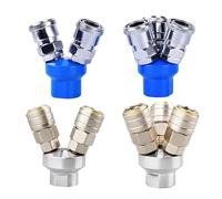 Distributeur pneumatique 4 voies 3 voies 2 voies 5 voies 6 voies tuyau d'air raccord rapide outil 1/4 filetage(4 way)